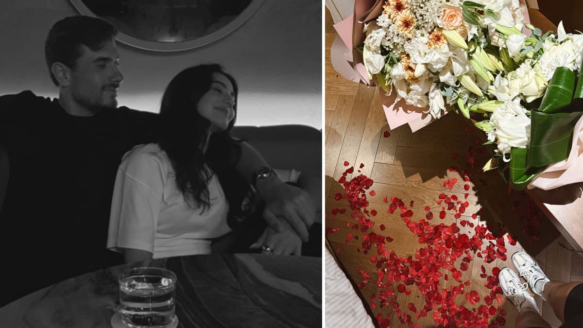 Çiçekle barıştılar: Helin Kandemir ve Dorukhan Toköz yeniden bir arada