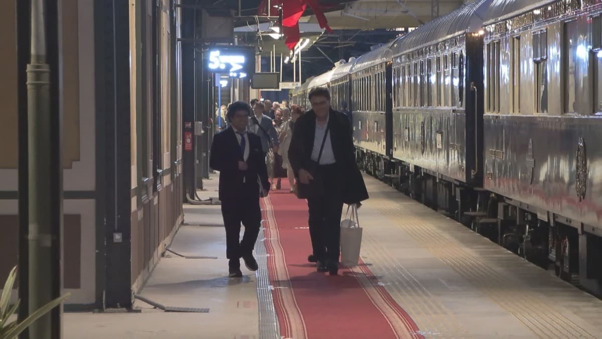 Orient Express treni İstanbul'a geldi