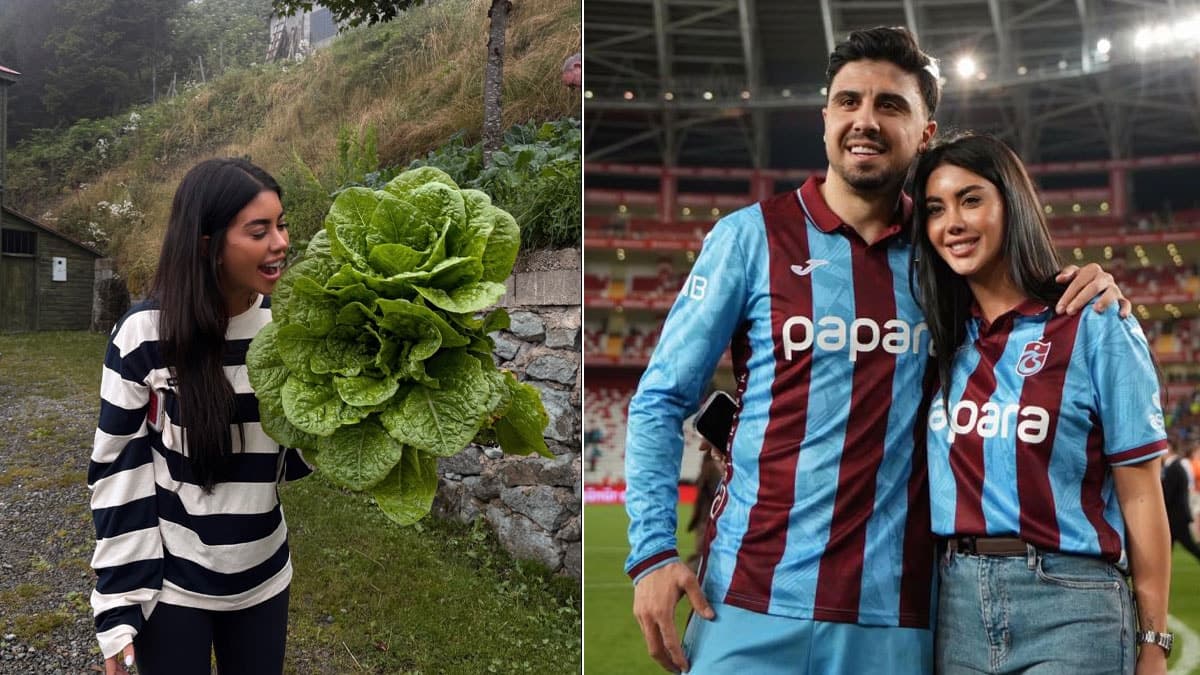 Ozan Tufan ve ailesi Trabzon'da yayla gezintisi yapıyor