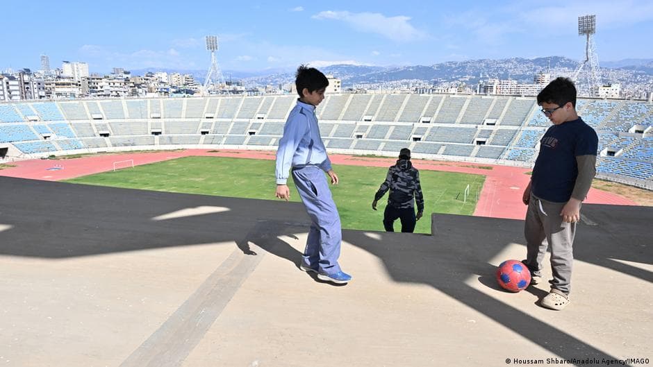 Sports Provide Comfort for Displaced Lebanese Residing in Stadiums