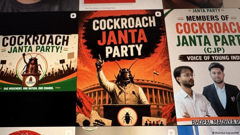 India Blocks Cockroach Janta Party's Social Media Accounts Citing Security