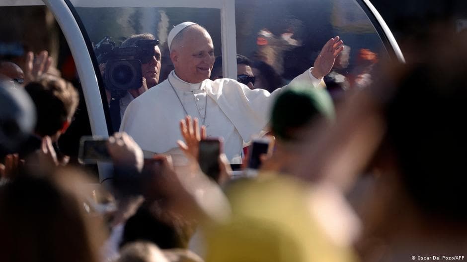 Pope Leo in Spain: More than a million line Madrid streets