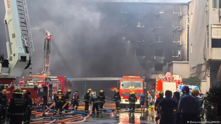 China anticipates significant casualties from shoe factory fire in Jinjiang