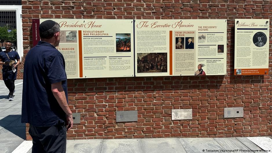 Trump Administration Updates Philadelphia Memorial on Slavery