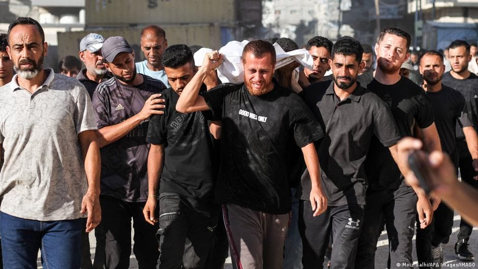 Israeli airstrike reportedly kills eight during Gaza funeral service