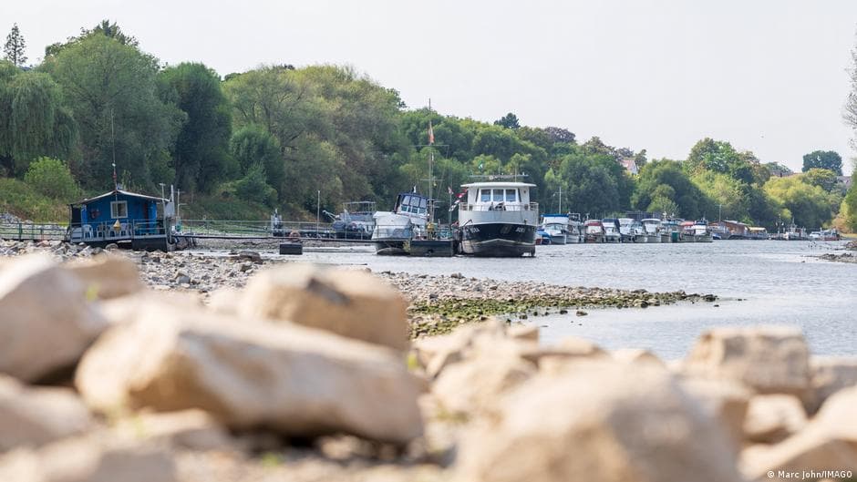 Low Water Levels in Rhine River May Lead to Production Cuts in Germany