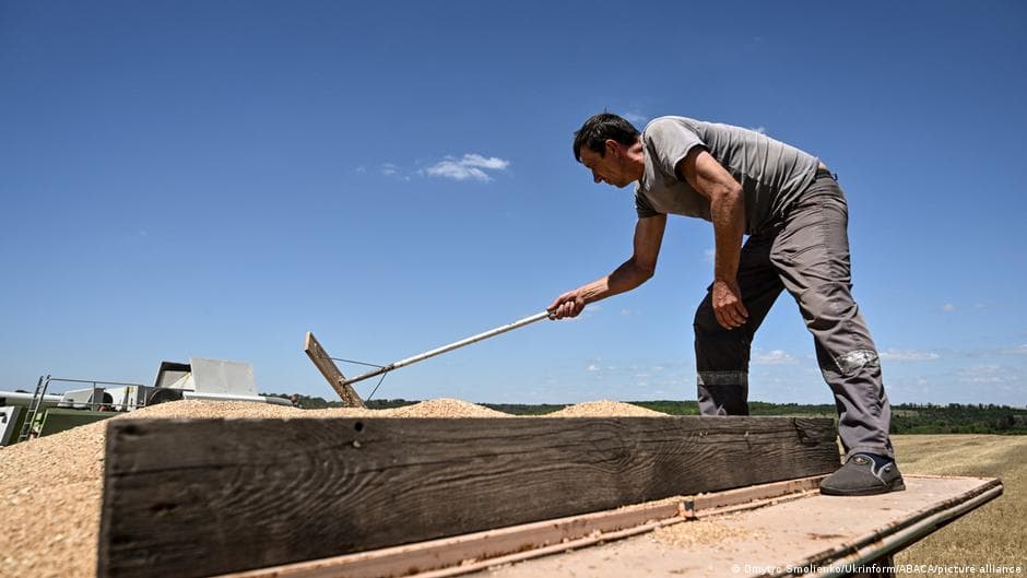 Ukrainian Farmers Face Challenges Selling Harvest Due to War and Drought