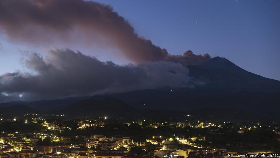 Mount Etna's Ash Cloud Disrupts Flights to Catania in Sicily Once More
