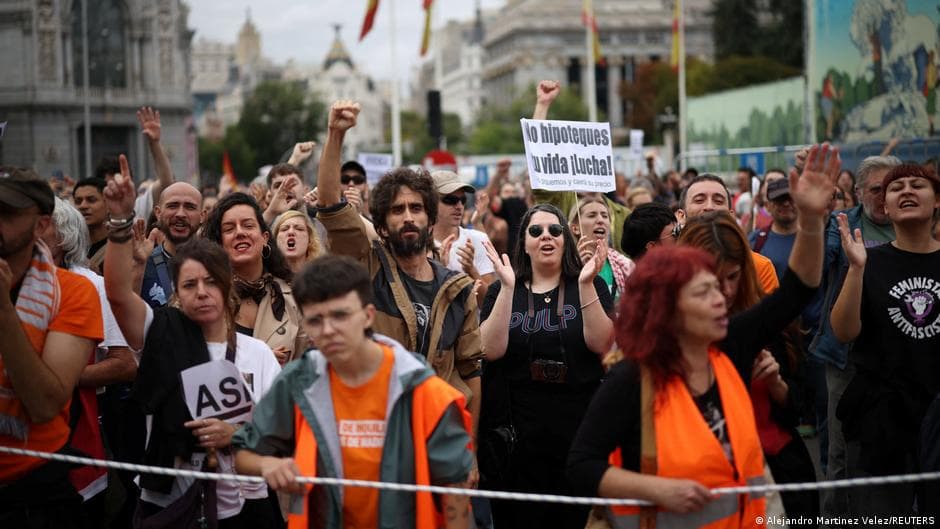 Massive Protests Erupt in Spain Following Rejection of Housing Bills