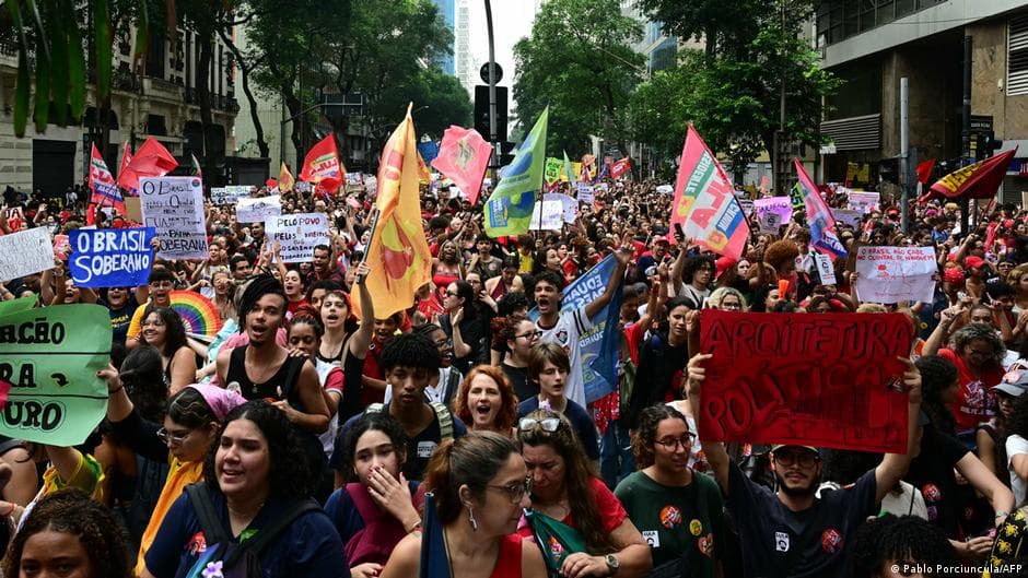 Thousands of Students Protest Against Bolsonaro Following Election Results