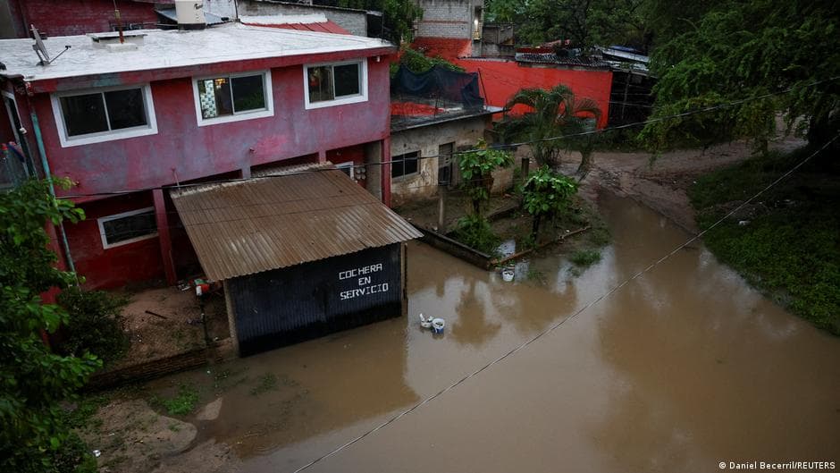 Hurricane Simon Strikes Mexico's Pacific Coast with Heavy Rain and Winds