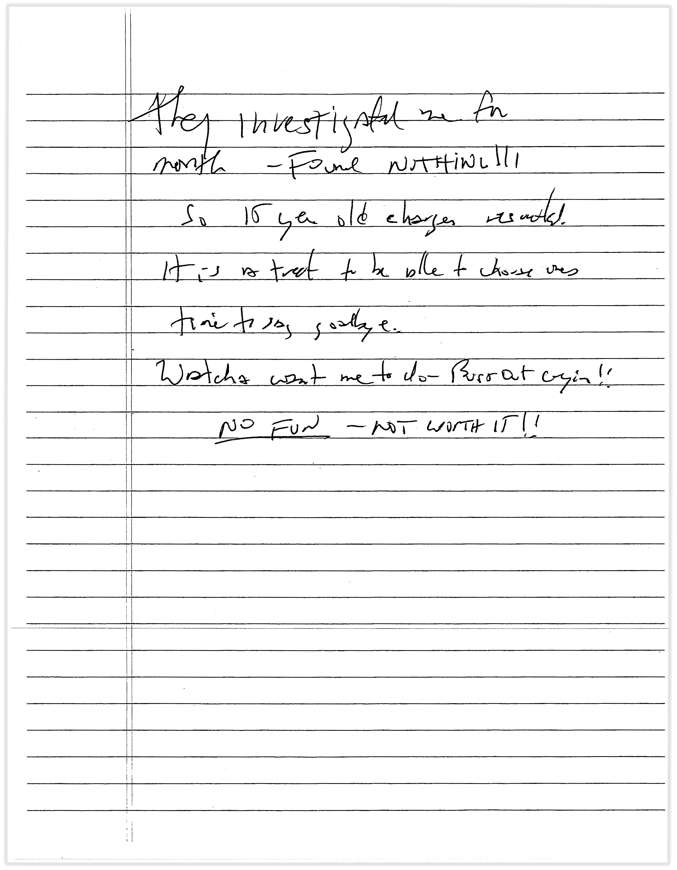 Judge releases note purportedly left in cell by Jeffrey Epstein