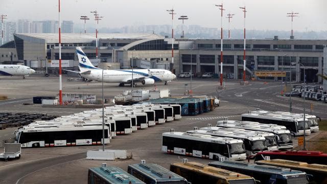 İsrail'de Ben Gurion Havalimanı'nda iş bırakma nedeniyle uçuşlar durduruldu