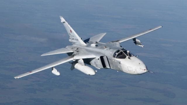 Ukrayna'nın Hmelnitski bölgesinde Su24M bombardıman uçağı düştü