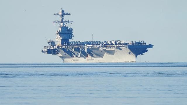 Pentagon: USS Gerald R. Ford uçak gemisi, İran'a yönelik saldırılar için Kızıldeniz'de göreve devam ediyor