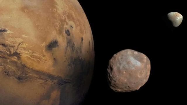 Mars'ın Deimos uydusu büyük bir asteroit çarpışmasıyla şekillendi