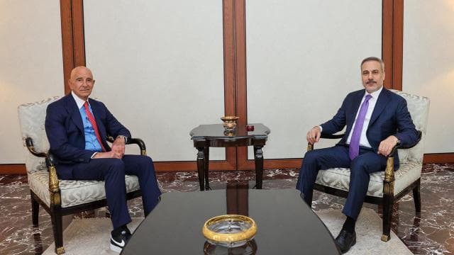 Bakan Fidan, ABD'nin Ankara Büyükelçisi Barrack'ı kabul etti