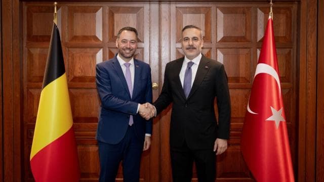 Bakan Fidan, Belçika Dışişleri Bakanı Prevot ile Ankara'da buluştu