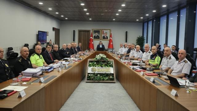 NATO Zirvesi öncesi İçişleri Bakanlığı'nda güvenlik toplantısı yapıldı
