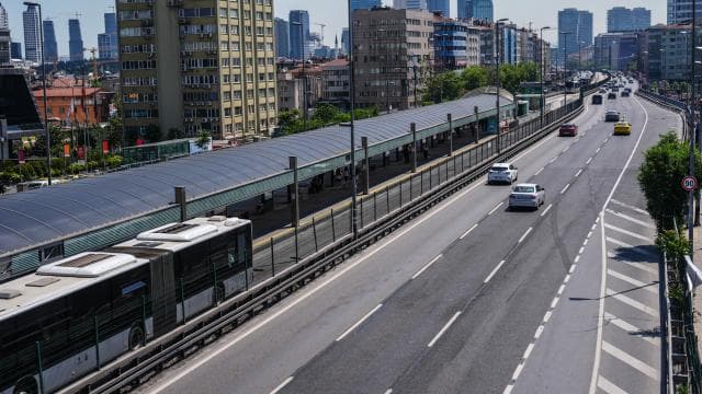 İstanbul'da Kurban Bayramı sabahında yollar sakin