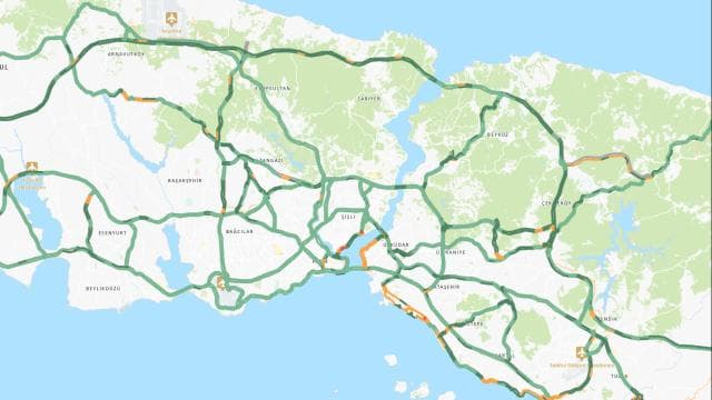 İstanbul'da Kurban Bayramı'nda trafik yoğunluğu düşük seviyelerde