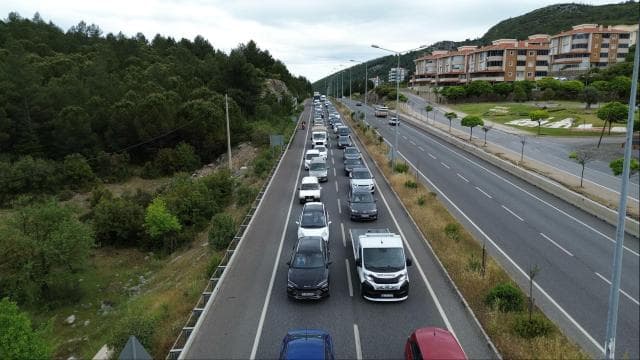 Kurban Bayramı'nda Muğla'da trafik yoğunluğu artıyor