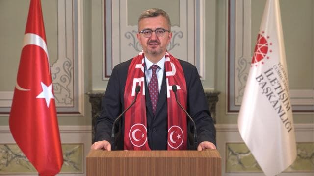 İletişim Başkanı Duran, A Milli Takım'a destek mesajı gönderdi