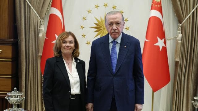 Cumhurbaşkanı Erdoğan, İspanya Anayasa Mahkemesi Başkanvekili Huertas'ı kabul etti