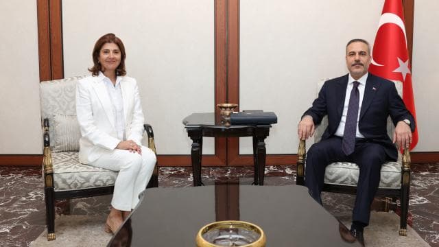 Dışişleri Bakanı Fidan, Holguin Cuellar'ı Ankara'da ağırladı