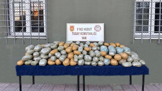 Van'da 291 kilogram uyuşturucu ele geçirildi