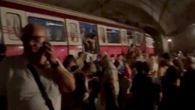 Kadıköy-Sabiha Gökçen Havalimanı metro hattında kaza