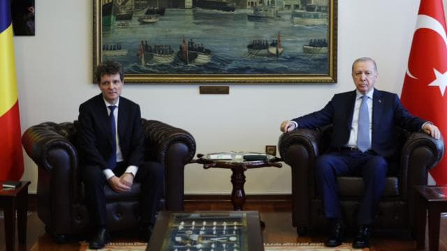 Cumhurbaşkanı Erdoğan, Romanya Cumhurbaşkanı Dan ile bir araya geldi