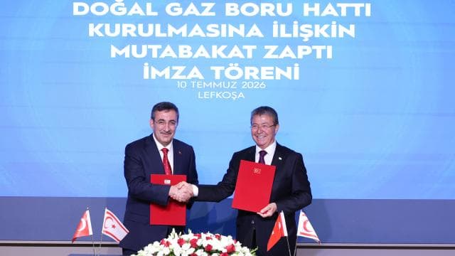 Türkiye ve KKTC doğal gaz tedarik anlaşması imzaladı
