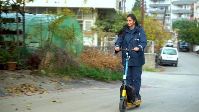 PTT elektrikli skuterlerle 312 bin litre yakıt tasarrufu sağladı