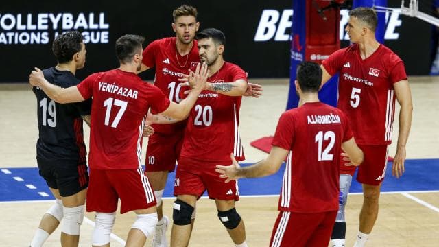 A Milli Erkek Voleybol Takımı Sırbistan'ı mağlup ederek 6. galibiyetini aldı