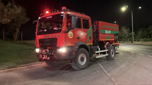 Eskişehir'de TEI yerleşkesinde yangın çıktı