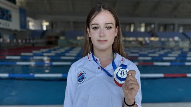 Milli sporcu Kardelen Çarpar, dünya ikincisi oldu