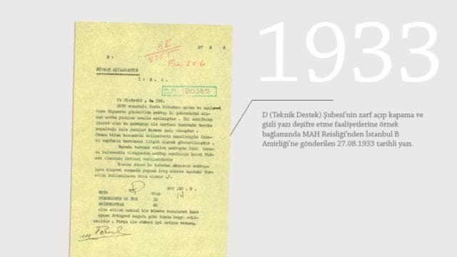 MİT, 91 yıl önceki gizli mektup açma formülünü paylaştı