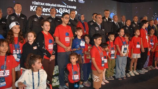 TÜBİTAK Gökyüzü Gözlem Etkinliği Afyonkarahisar'da başladı