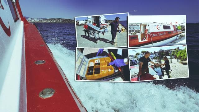 Deniz ambulansları Prens Adaları'nda acil sağlık hizmetleri için kritik önemde