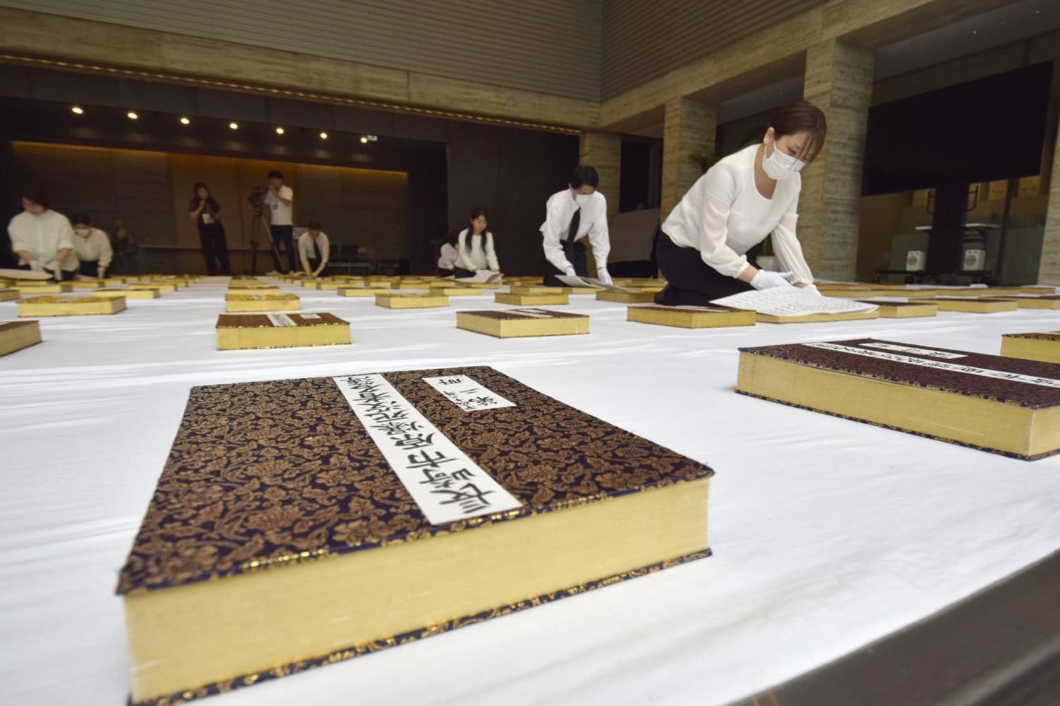 Nagasaki Officials Perform Annual Air Ventilation of A-Bomb Victim Register