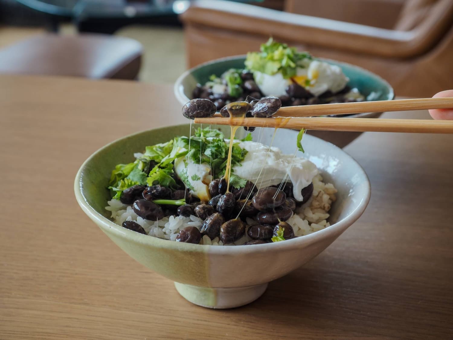 A small amount of Japan's sticky soybeans, known as nattō, is quite potent