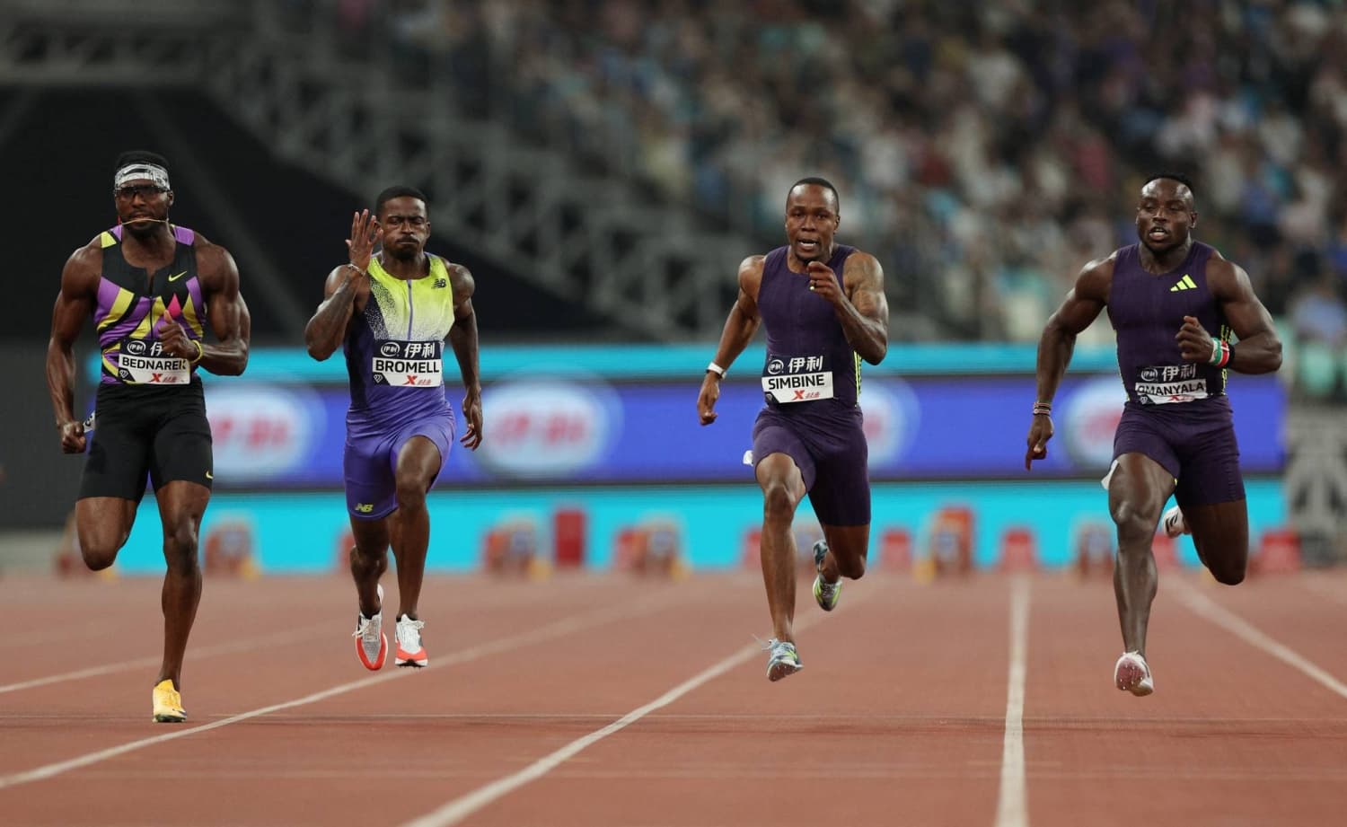 Kenny Bednarek Defeats Olympic Champion Letsile Tebogo at Diamond League