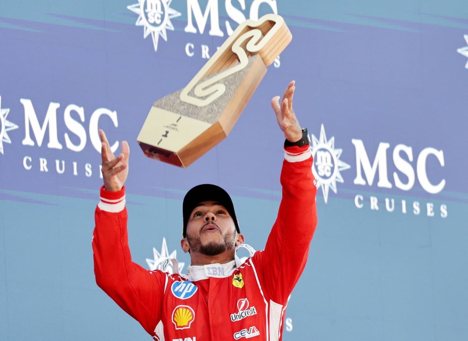 Hamilton Secures First Ferrari Victory, Ending Antonelli's Streak