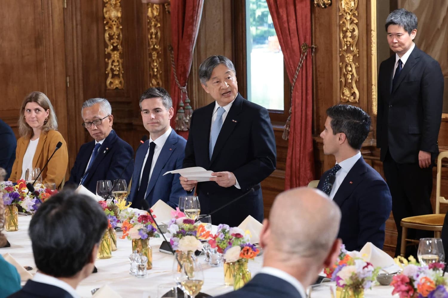 Emperor Naruhito Participates in Luncheon in The Hague