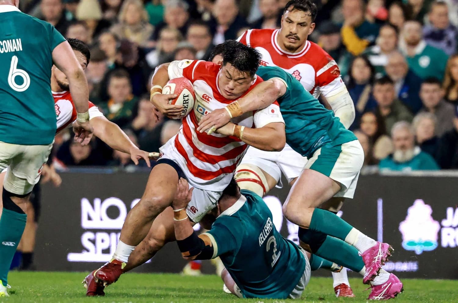 Japan Loses to Ireland in Nations Championship Match in Newcastle