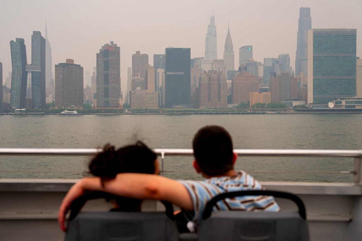 Wildfire Smoke Affects Air Quality Across Eastern U.S. and World Cup Final