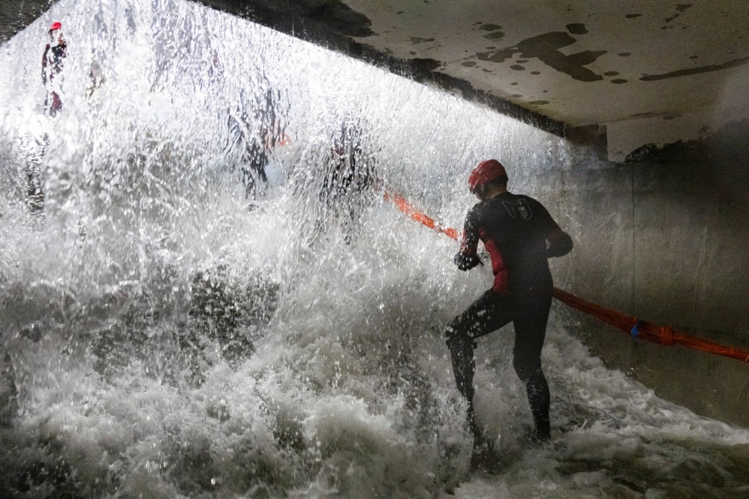 Chinese Citizens Train with Simulated Typhoons to Prepare for Severe Weather