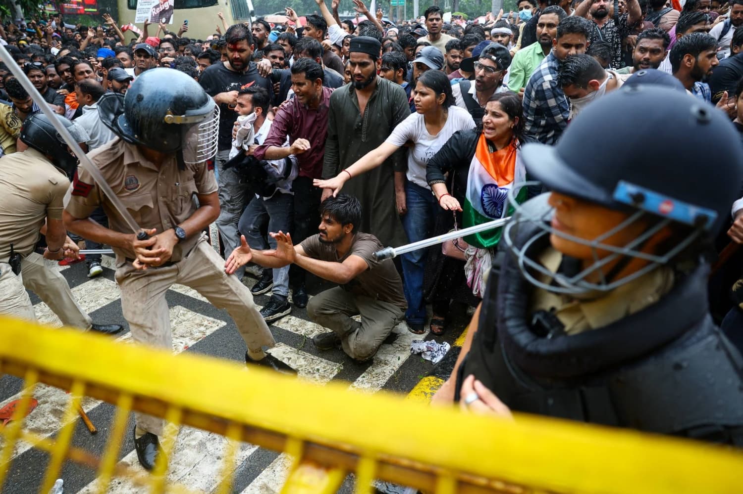 Protests in New Delhi Continue Amid Government Crackdown on Demonstrators