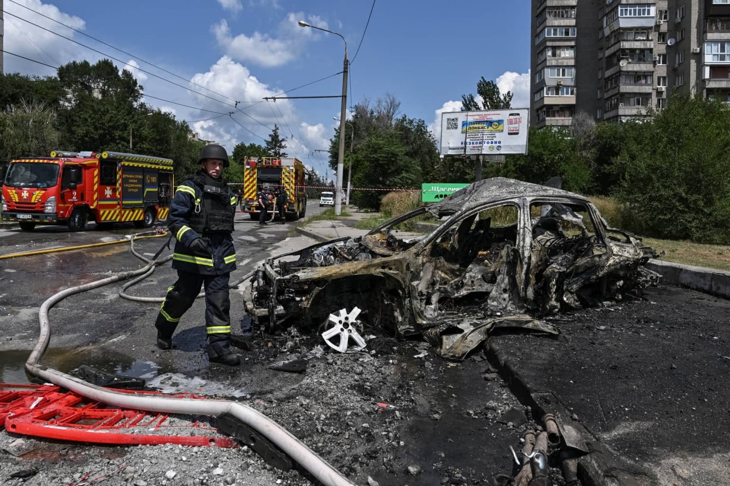 Missile Strikes in Kyiv and Other Cities Result in Civilian Casualties